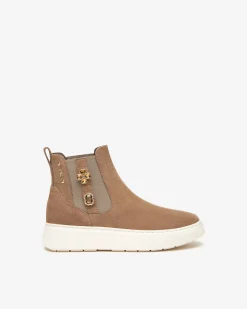 Nero Giardini Stivaletti Chelsea Donna in Suede Discount