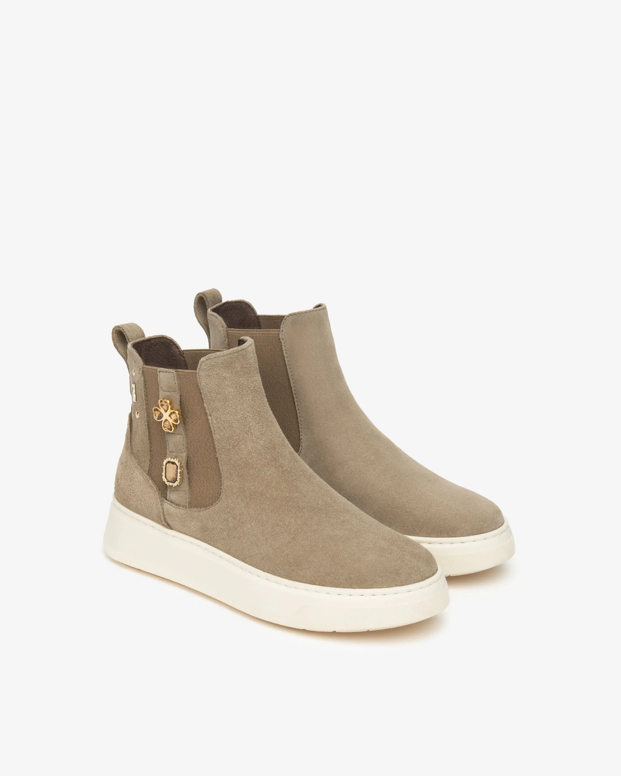 Nero Giardini Stivaletti Chelsea Donna in Suede Discount