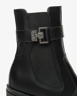 Nero Giardini Stivaletti Chelsea Donna in Pelle Nero New