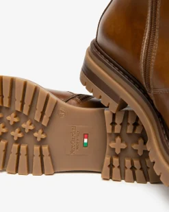 Nero Giardini Stivaletti Chelsea Donna in Pelle Marrone Outlet