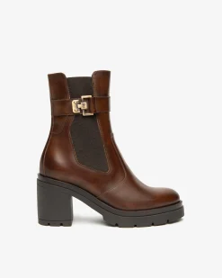 Nero Giardini Stivaletti Chelsea Donna in Pelle T. Di Moro Sale