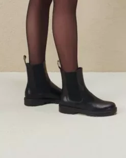 Nero Giardini Stivaletti Chelsea Donna in Pelle Nero Online