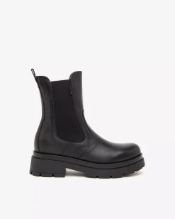 Nero Giardini Stivaletti Chelsea Donna in Pelle Nero