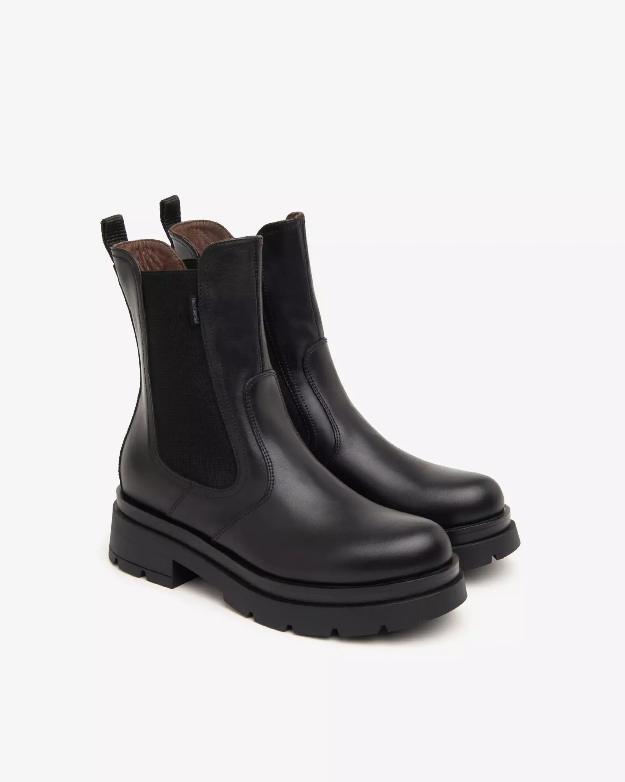 Nero Giardini Stivaletti Chelsea Donna in Pelle Nero