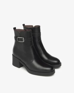 Nero Giardini Stivaletti Donna in Pelle Nero Hot