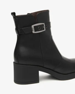 Nero Giardini Stivaletti Donna in Pelle Nero Hot