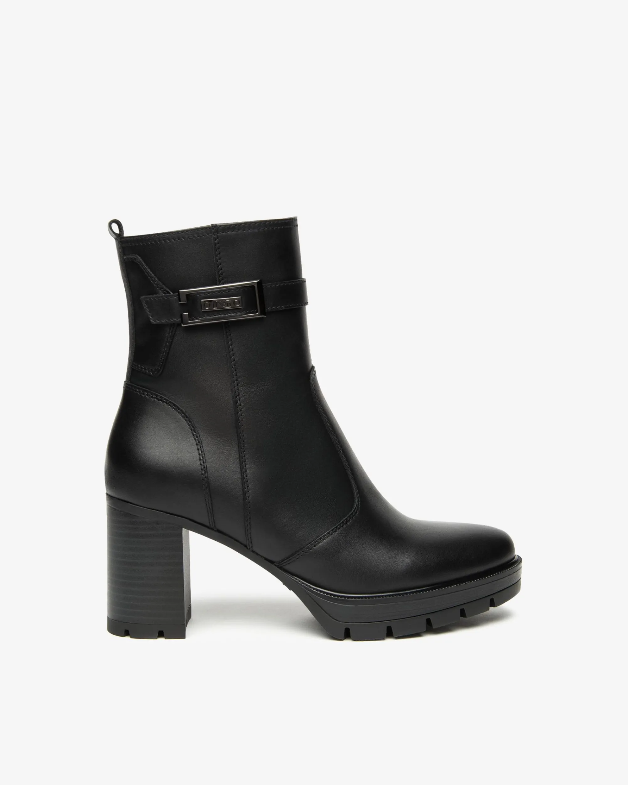 Nero Giardini Stivaletti Donna in Pelle Nero Sale