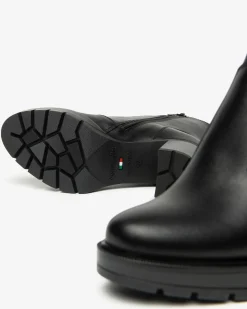 Nero Giardini Stivaletti Donna in Pelle Nero Sale