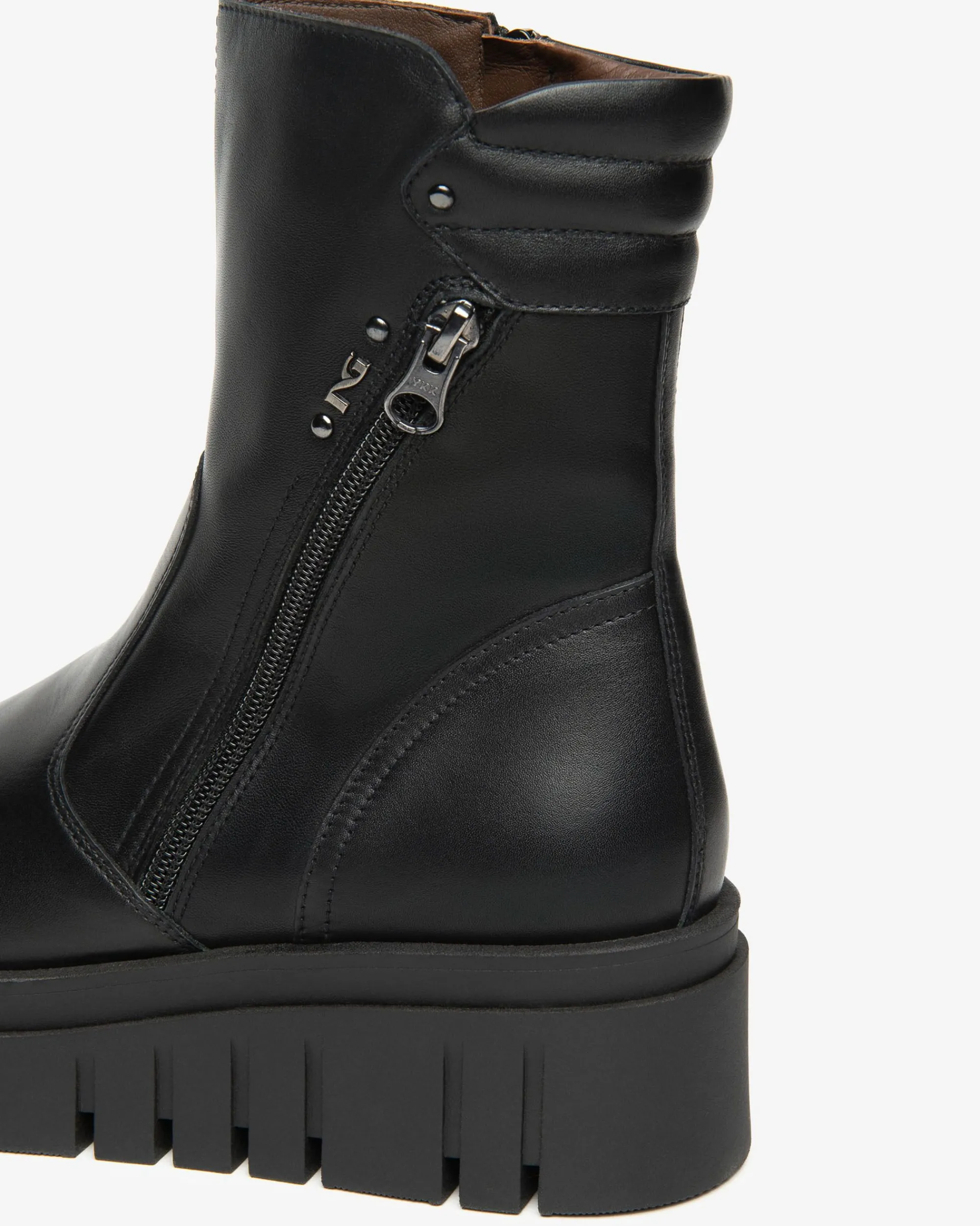 Nero Giardini Stivaletti Donna in Pelle Nero Hot