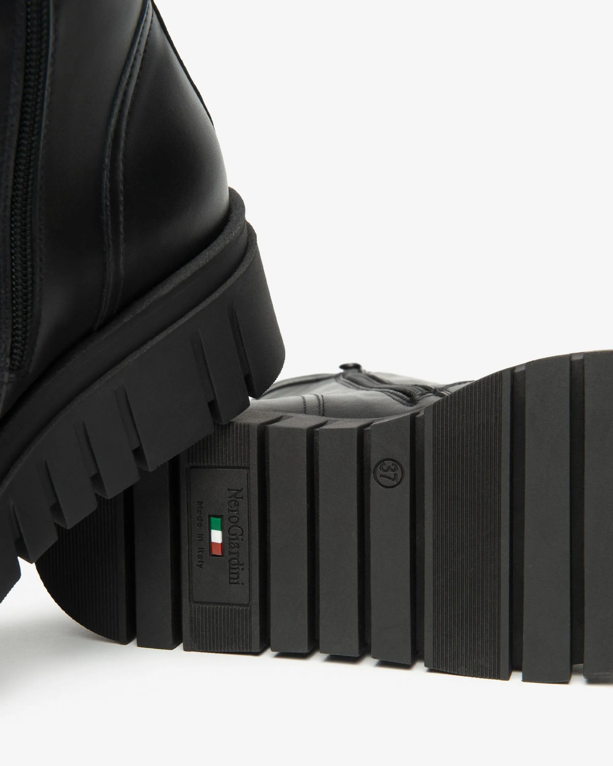 Nero Giardini Stivaletti Donna in Pelle Nero Hot