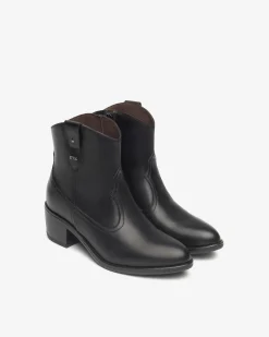 Nero Giardini Stivaletti Donna in Pelle Nero Outlet