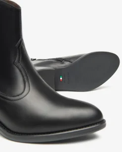 Nero Giardini Stivaletti Donna in Pelle Nero Outlet