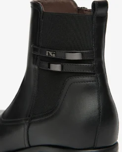 Nero Giardini Stivaletti Donna in Pelle e Tessuto Nero Best
