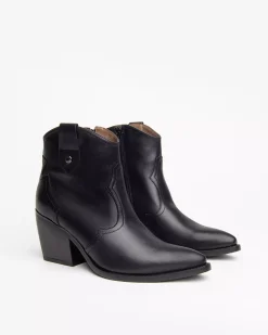 Nero Giardini Stivaletti Donna in Pelle Nero Clearance