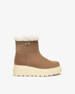 Nero Giardini Stivaletti Donna in Suede Marrone Clearance