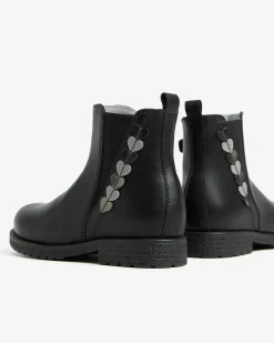 Nero Giardini Stivaletti Junior da Bambina in Pelle Hot