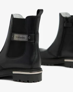Nero Giardini Stivaletti Teen da Ragazza in Pelle Nero Clearance