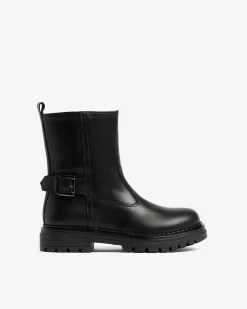 Nero Giardini Stivaletti Teen da Ragazza in Pelle Nero Clearance