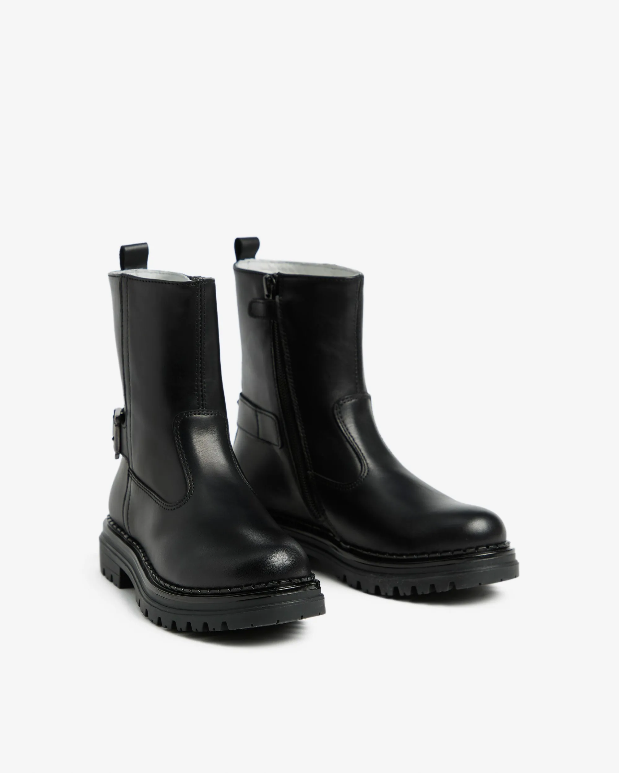 Nero Giardini Stivaletti Teen da Ragazza in Pelle Nero Clearance