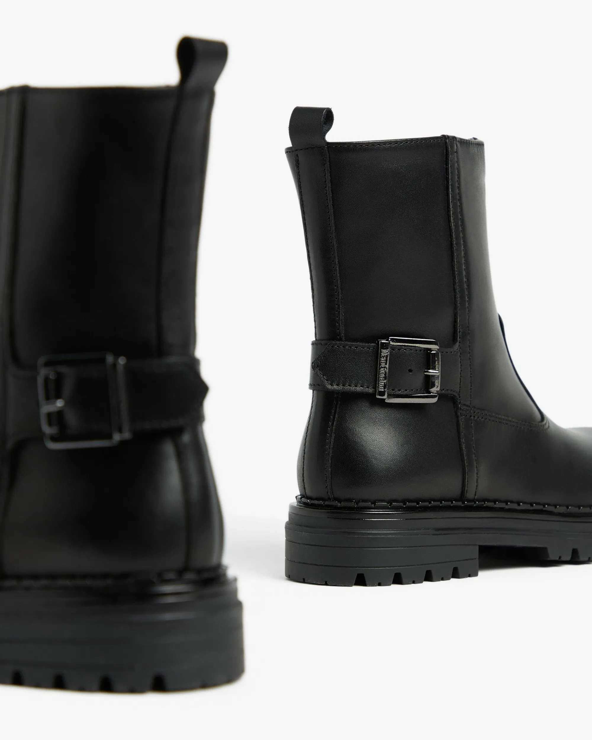 Nero Giardini Stivaletti Teen da Ragazza in Pelle Nero Clearance