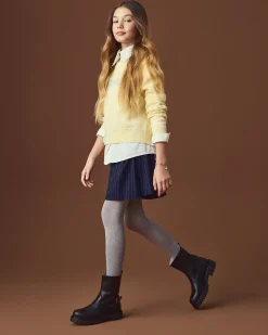 Nero Giardini Stivaletti Teen da Ragazza in Pelle Nero Clearance
