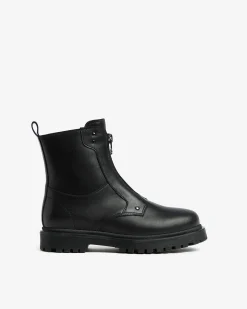 Nero Giardini Stivaletti Teen da Ragazza in Pelle Nero Outlet