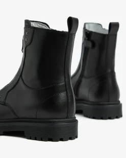 Nero Giardini Stivaletti Teen da Ragazza in Pelle Nero Outlet