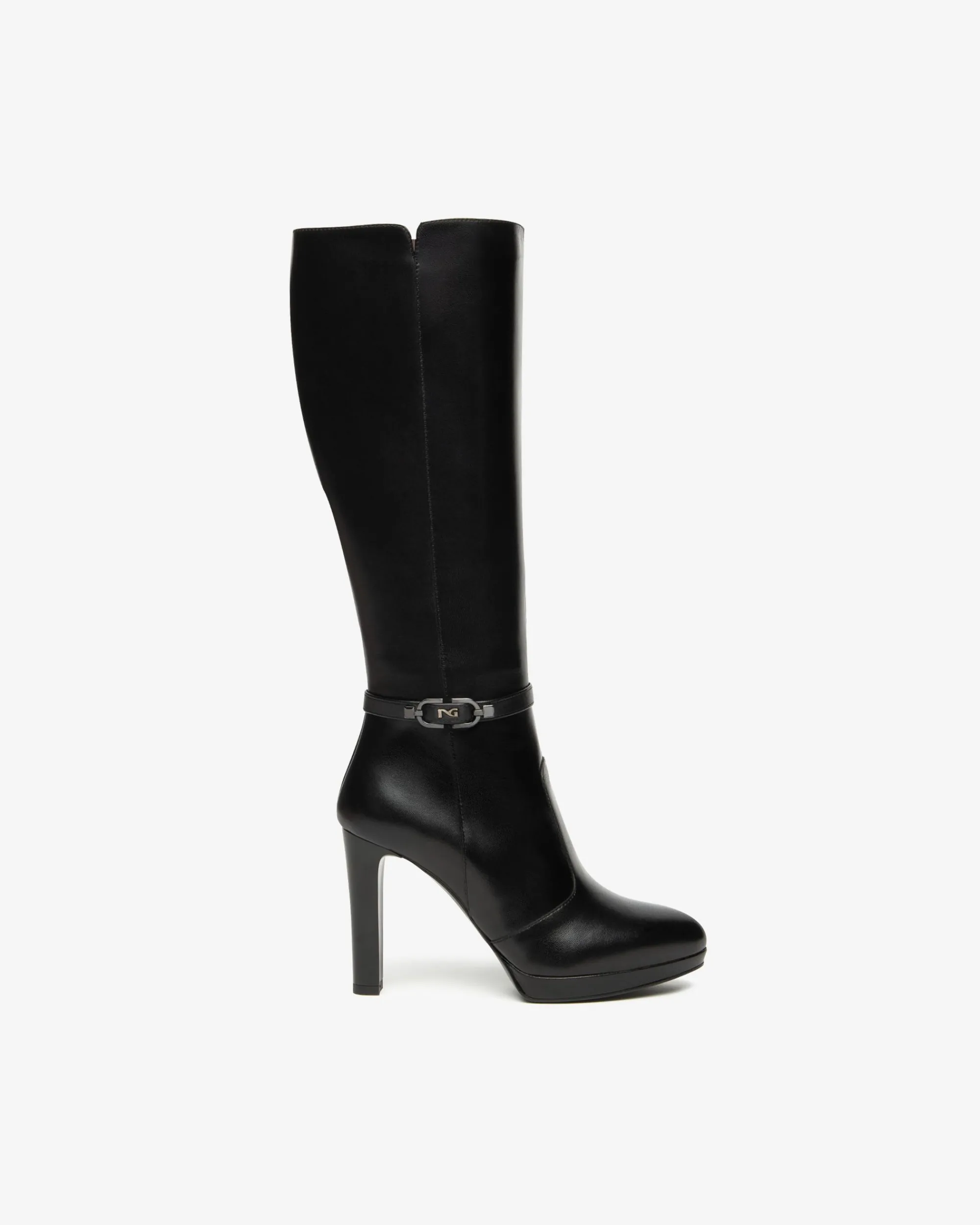 Nero Giardini Stivali Donna in Pelle Nero Clearance
