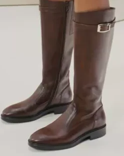 Nero Giardini Stivali Donna in Pelle Nero Clearance