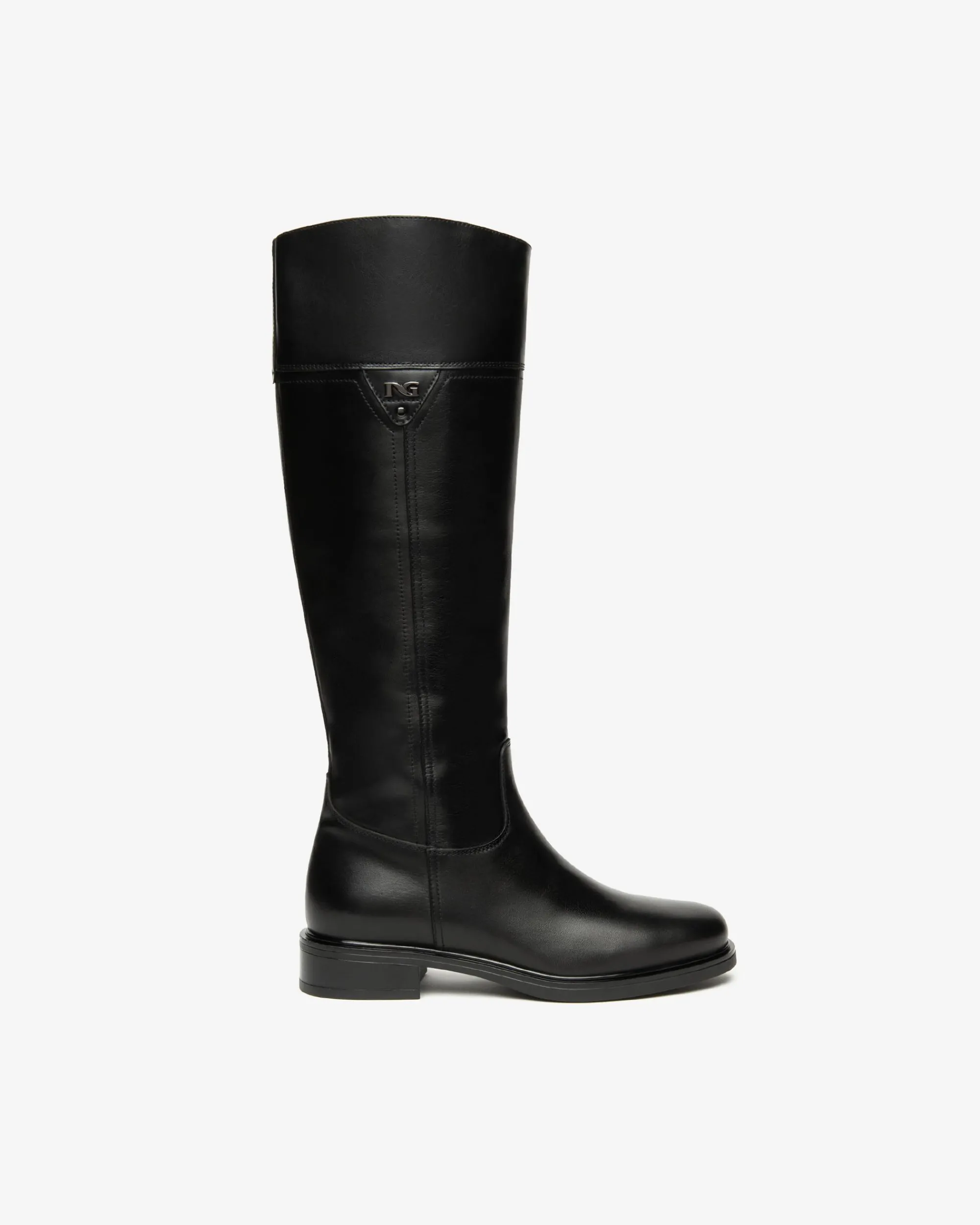 Nero Giardini Stivali Donna in Pelle Nero Hot