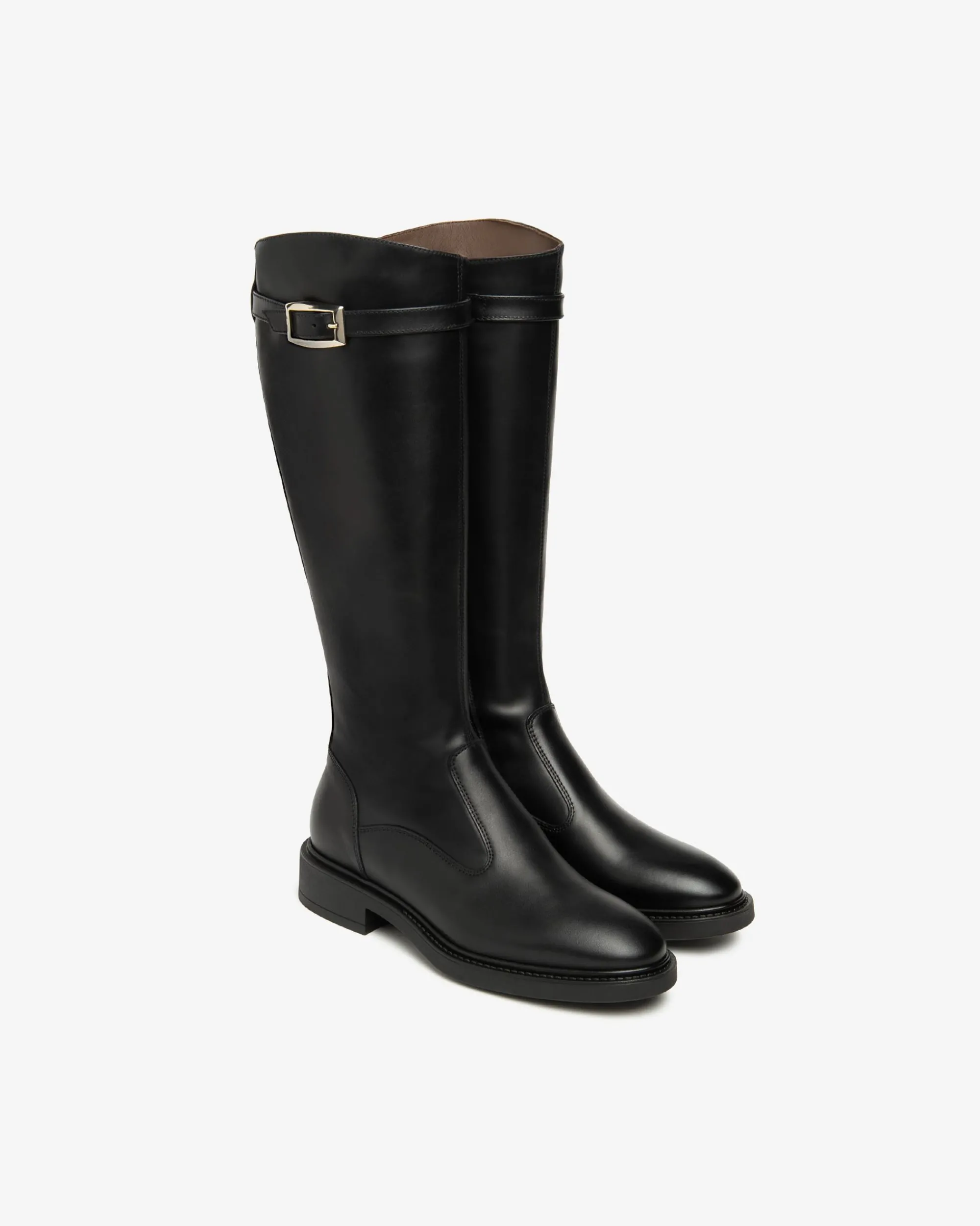 Nero Giardini Stivali Donna in Pelle Nero Online