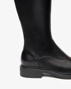 Nero Giardini Stivali Donna in Pelle Nero Online
