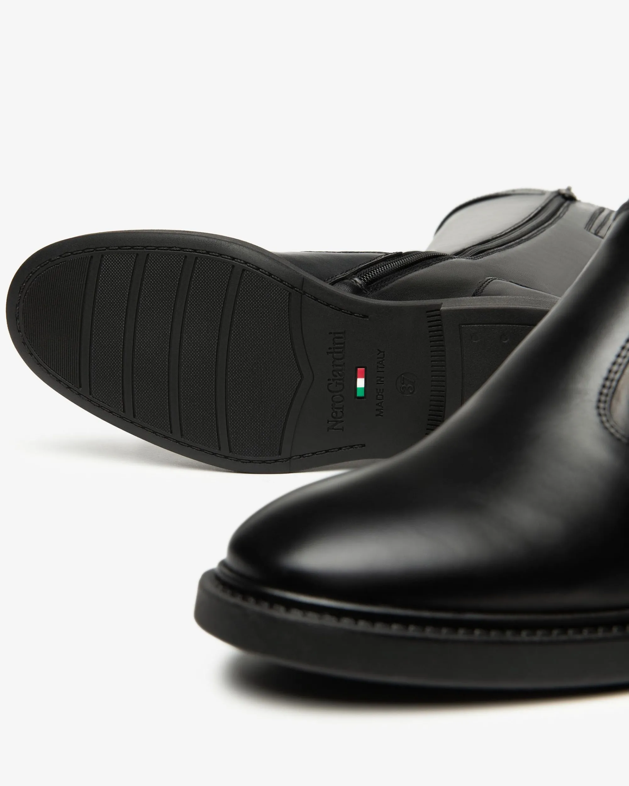 Nero Giardini Stivali Donna in Pelle Nero Online