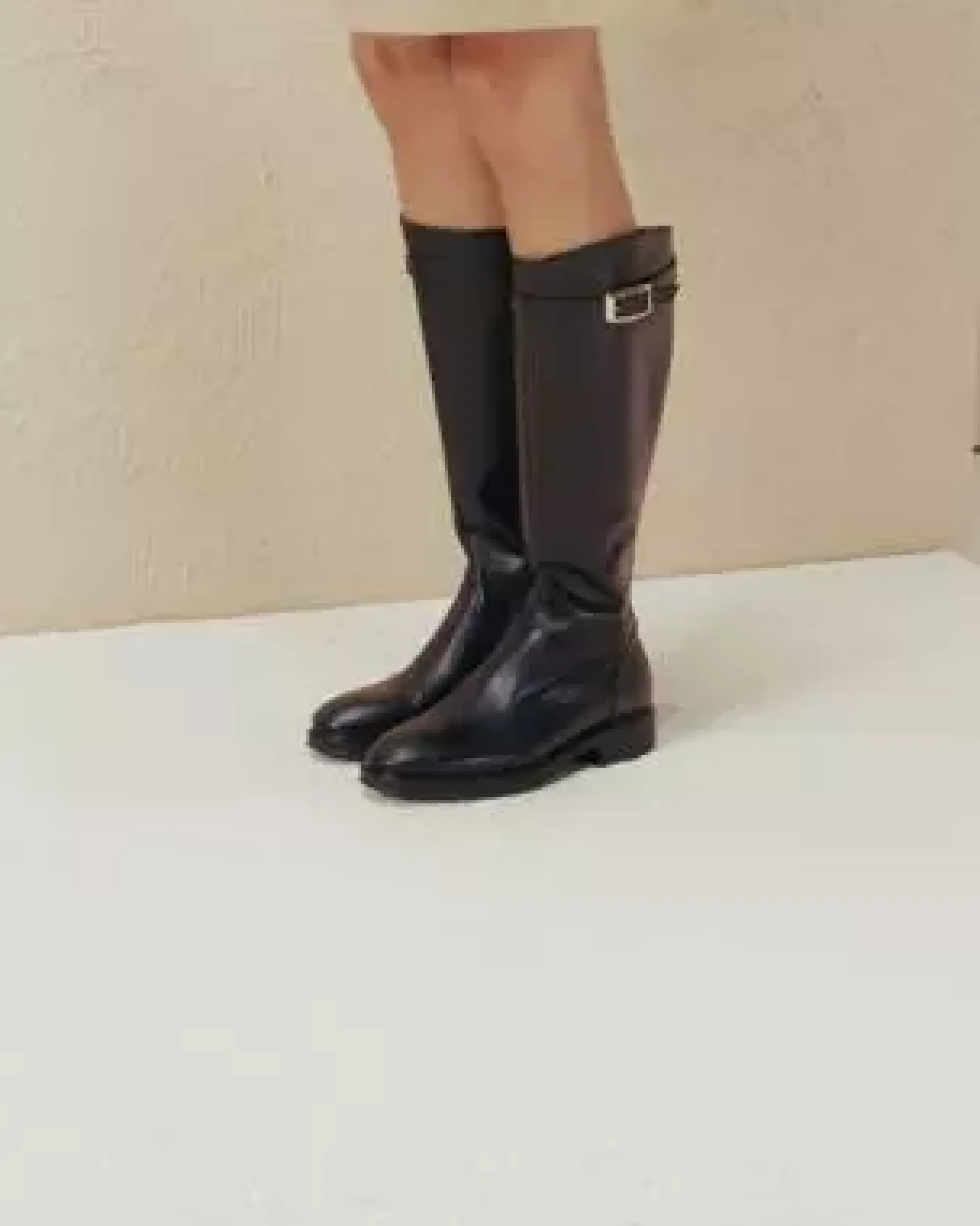 Nero Giardini Stivali Donna in Pelle Nero Online