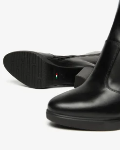 Nero Giardini Stivali Donna in Pelle Nero