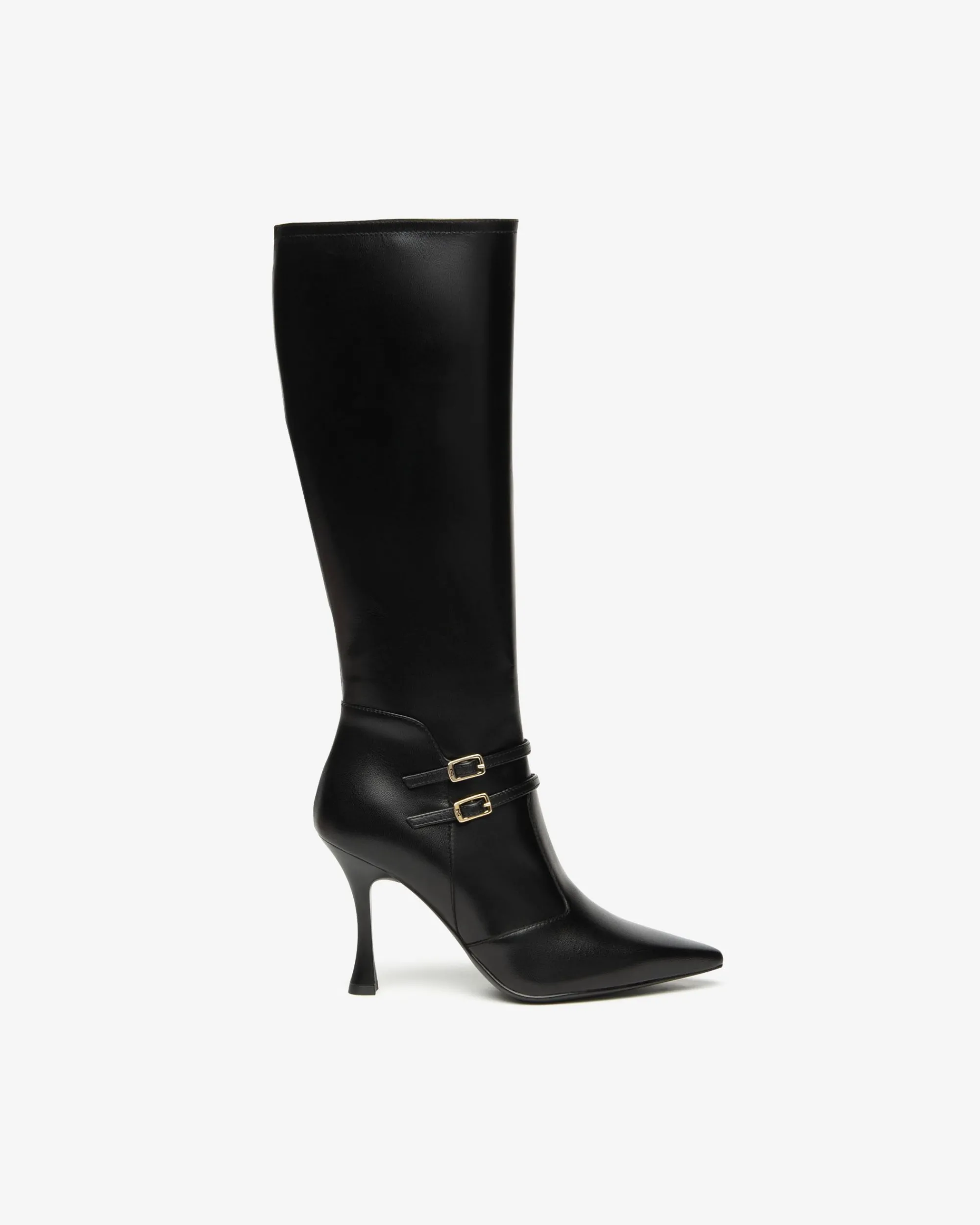 Nero Giardini Stivali Donna in Pelle Nero