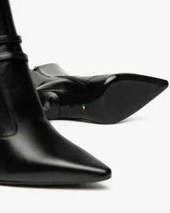 Nero Giardini Stivali Donna in Pelle Nero