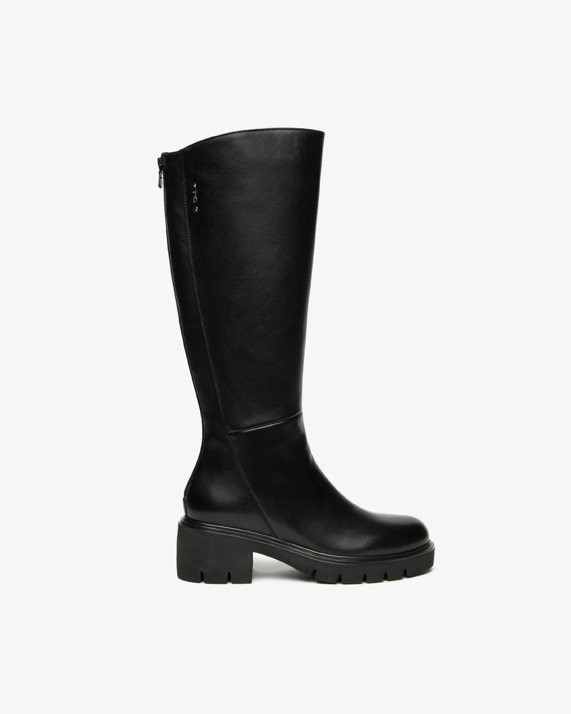 Nero Giardini Stivali Donna in Pelle Nero Outlet