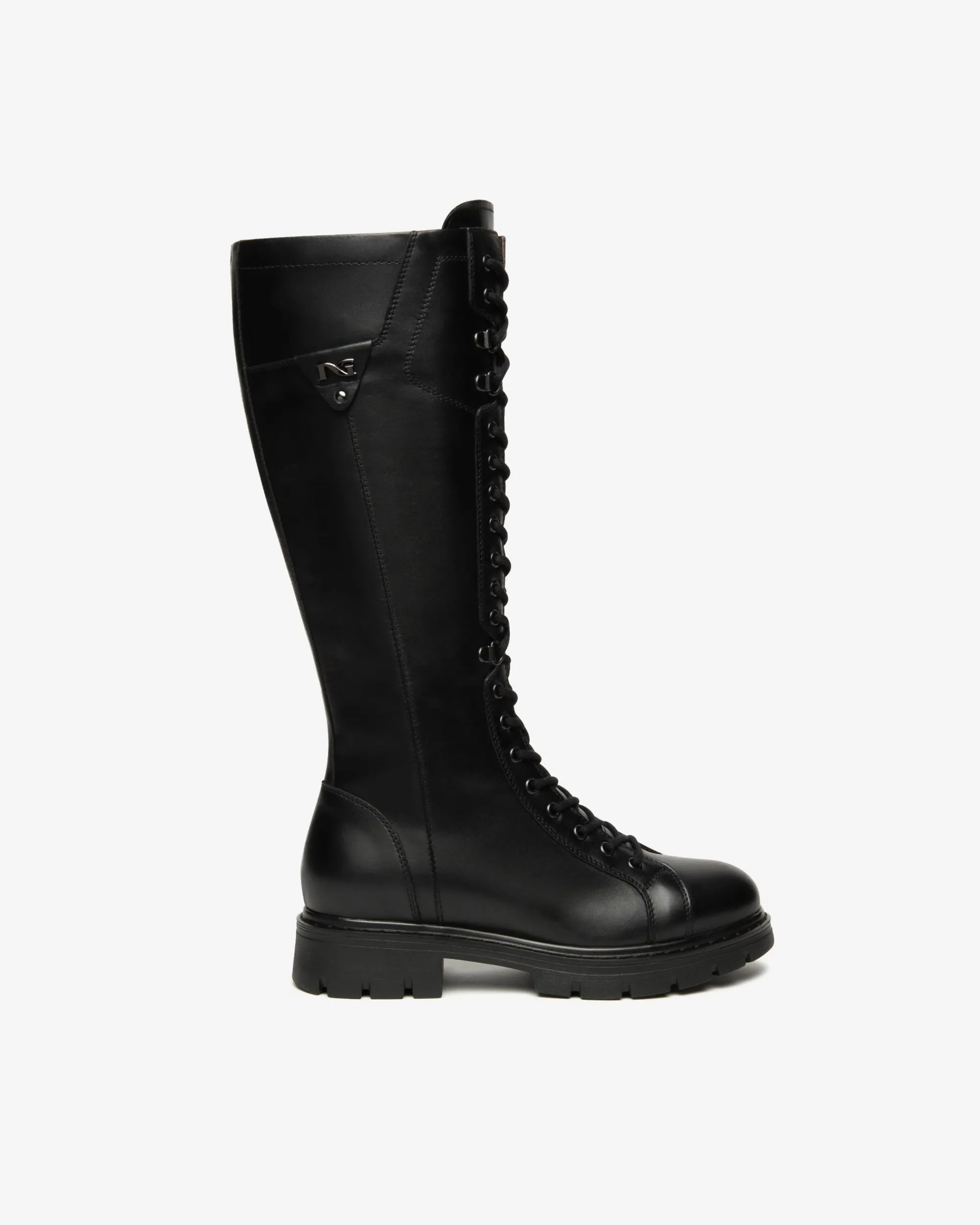 Nero Giardini Stivali Donna in Pelle Nero Online