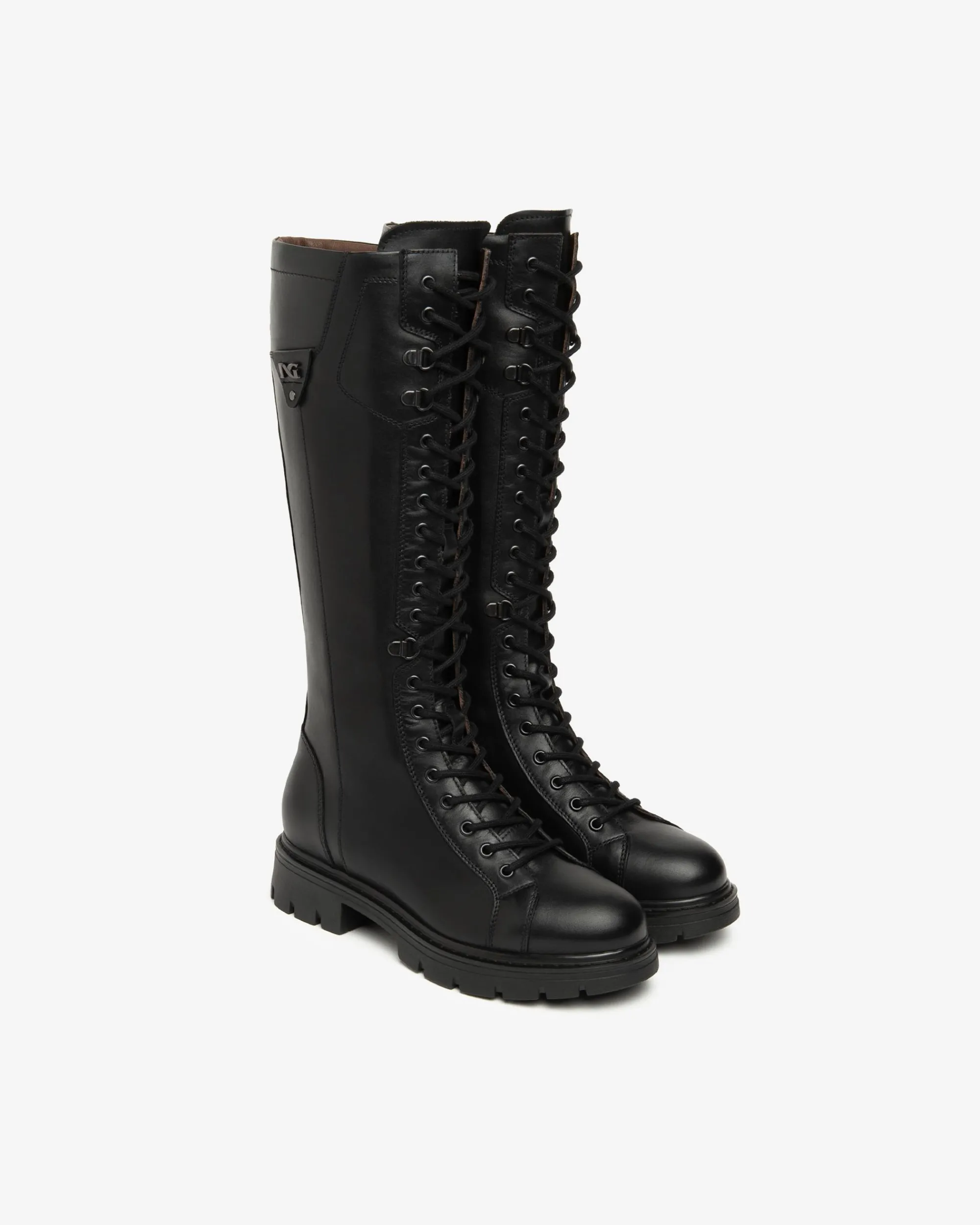 Nero Giardini Stivali Donna in Pelle Nero Online