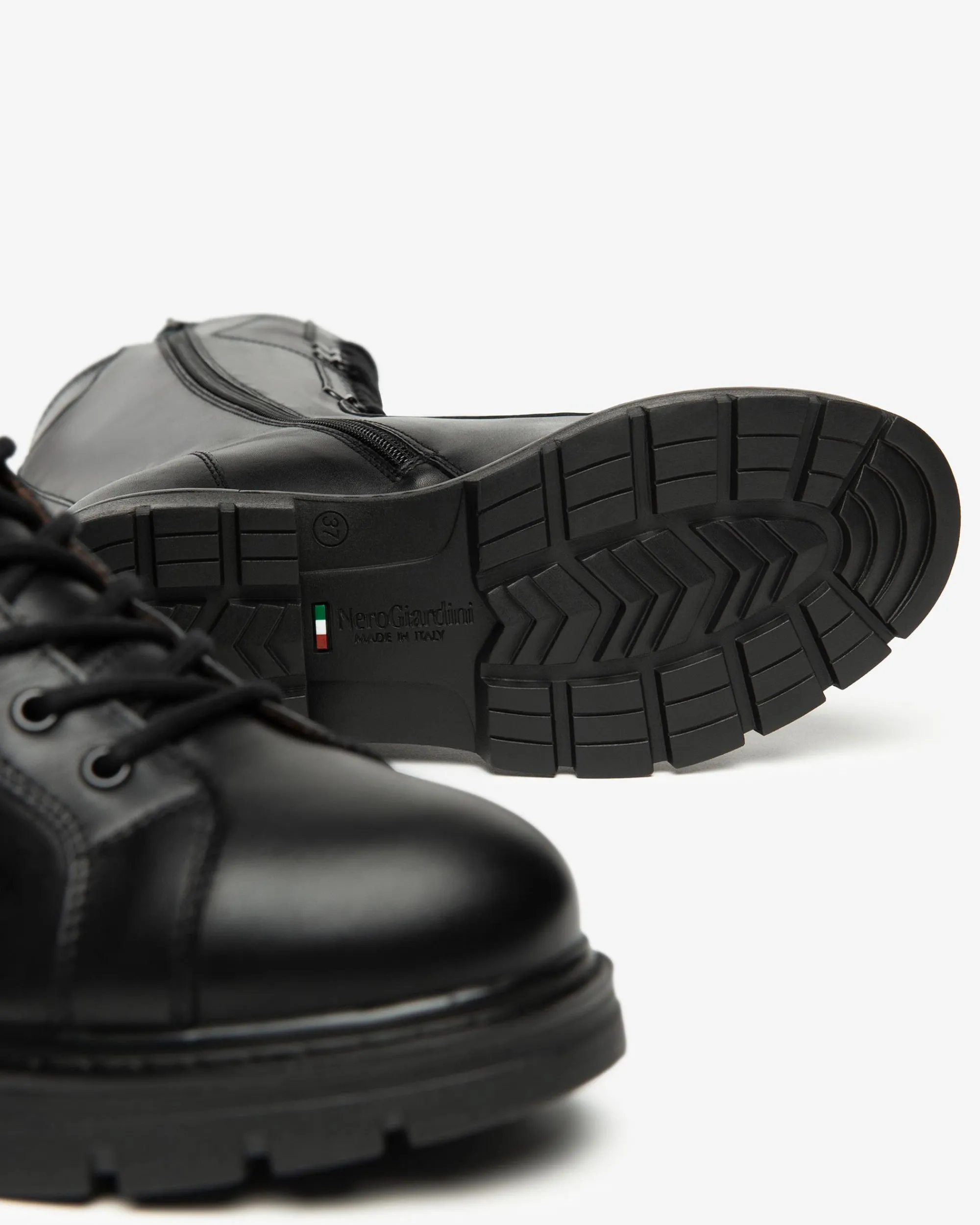 Nero Giardini Stivali Donna in Pelle Nero Online
