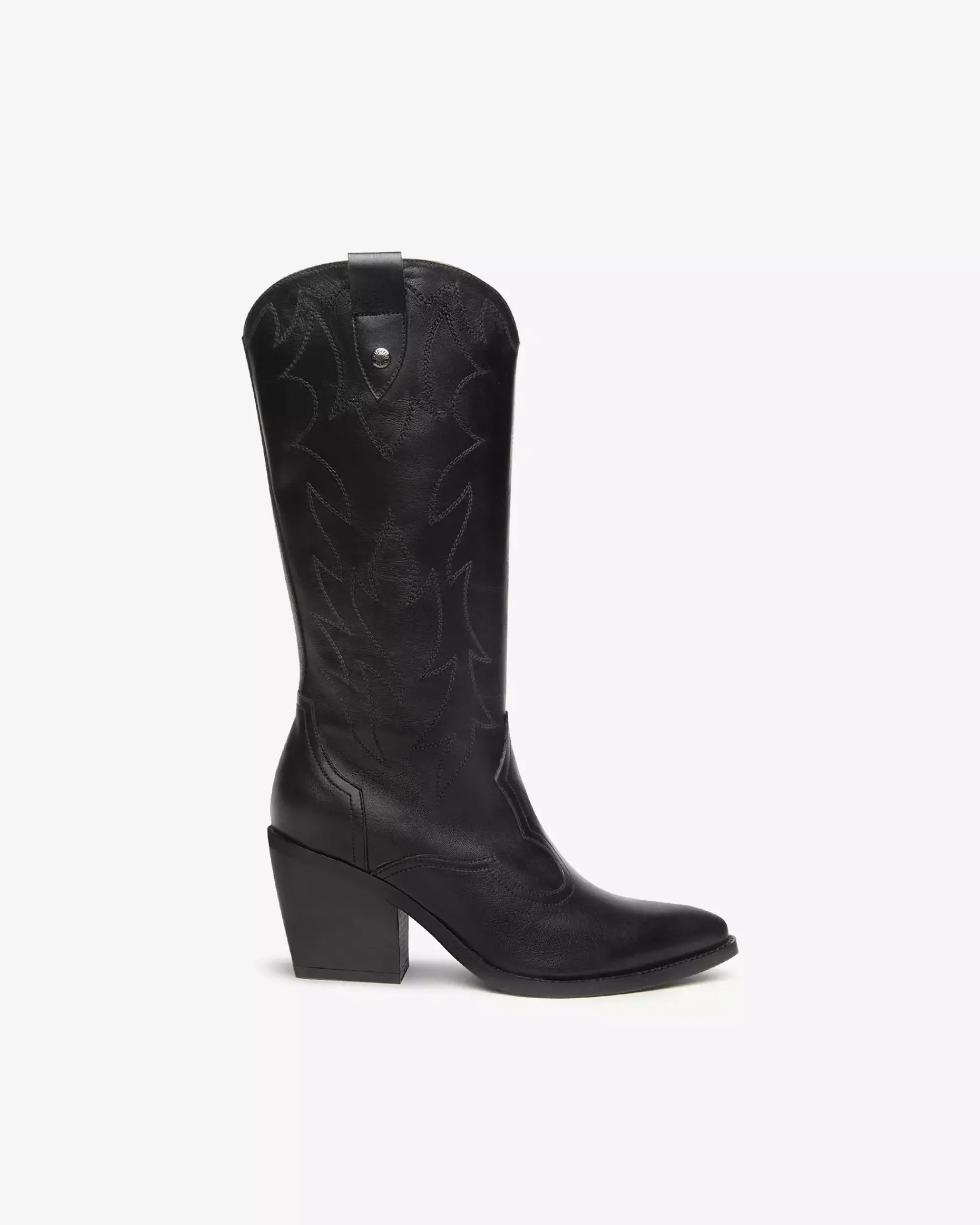 Nero Giardini Stivali Donna in Pelle Nero Sale