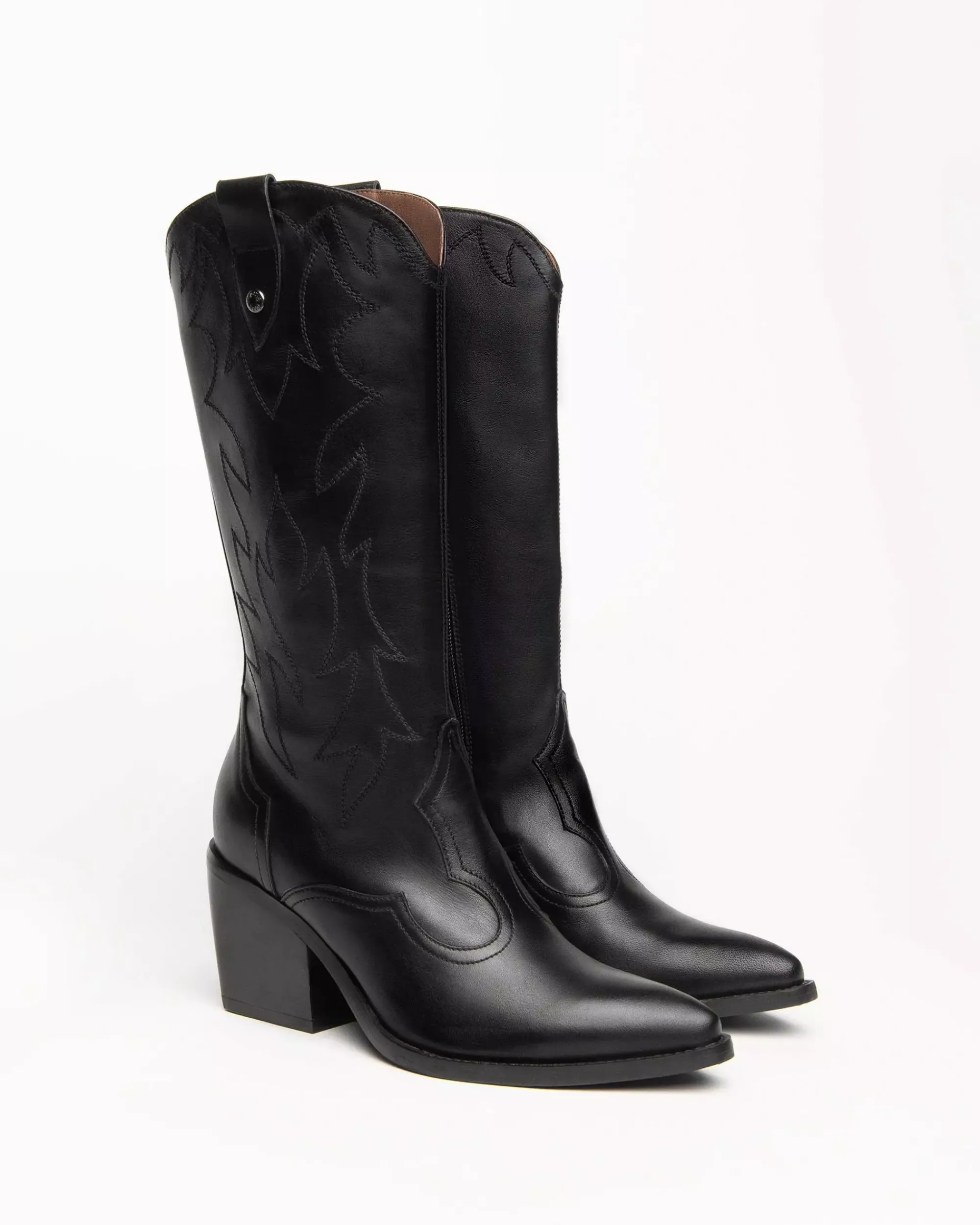 Nero Giardini Stivali Donna in Pelle Nero Sale