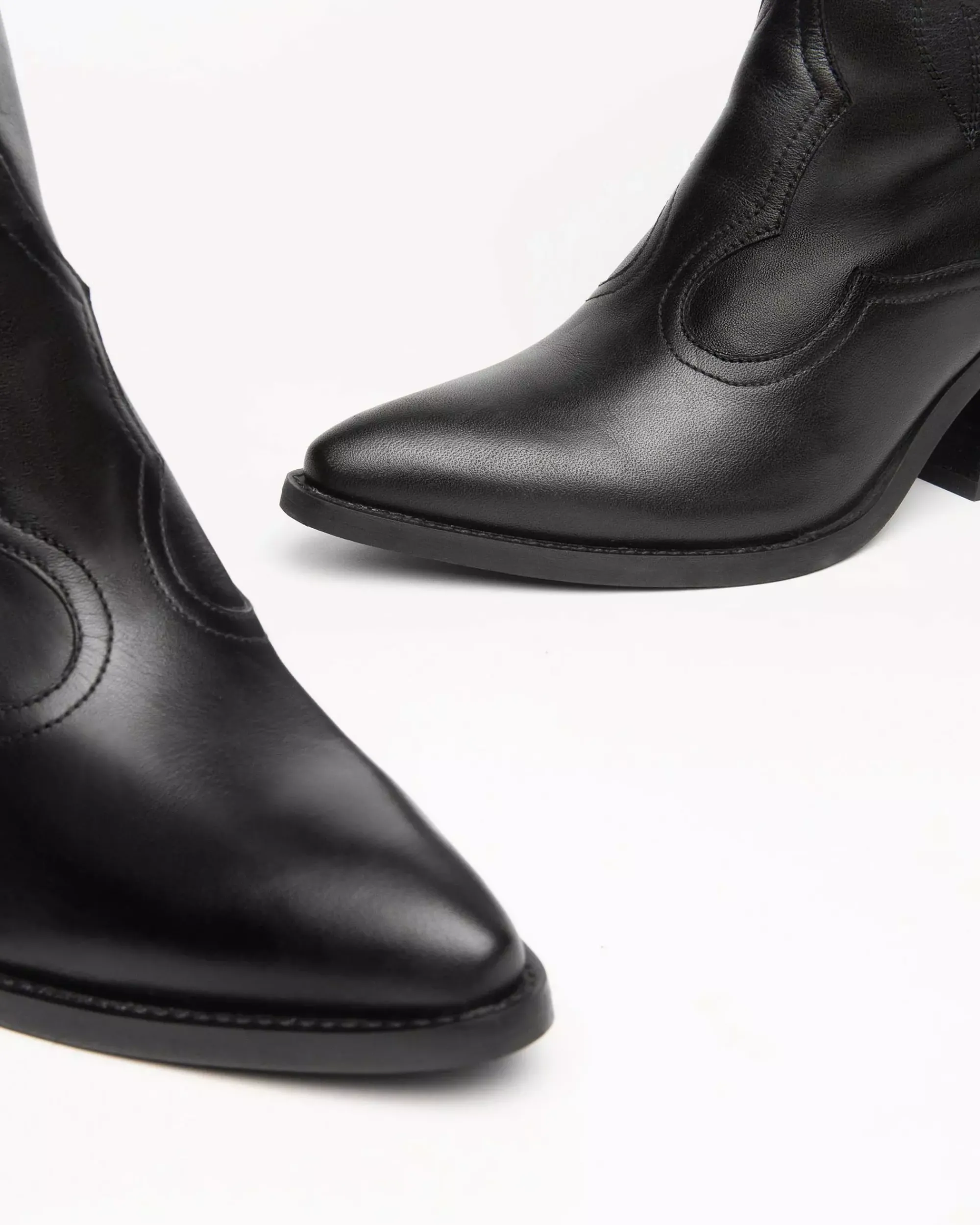 Nero Giardini Stivali Donna in Pelle Nero Sale