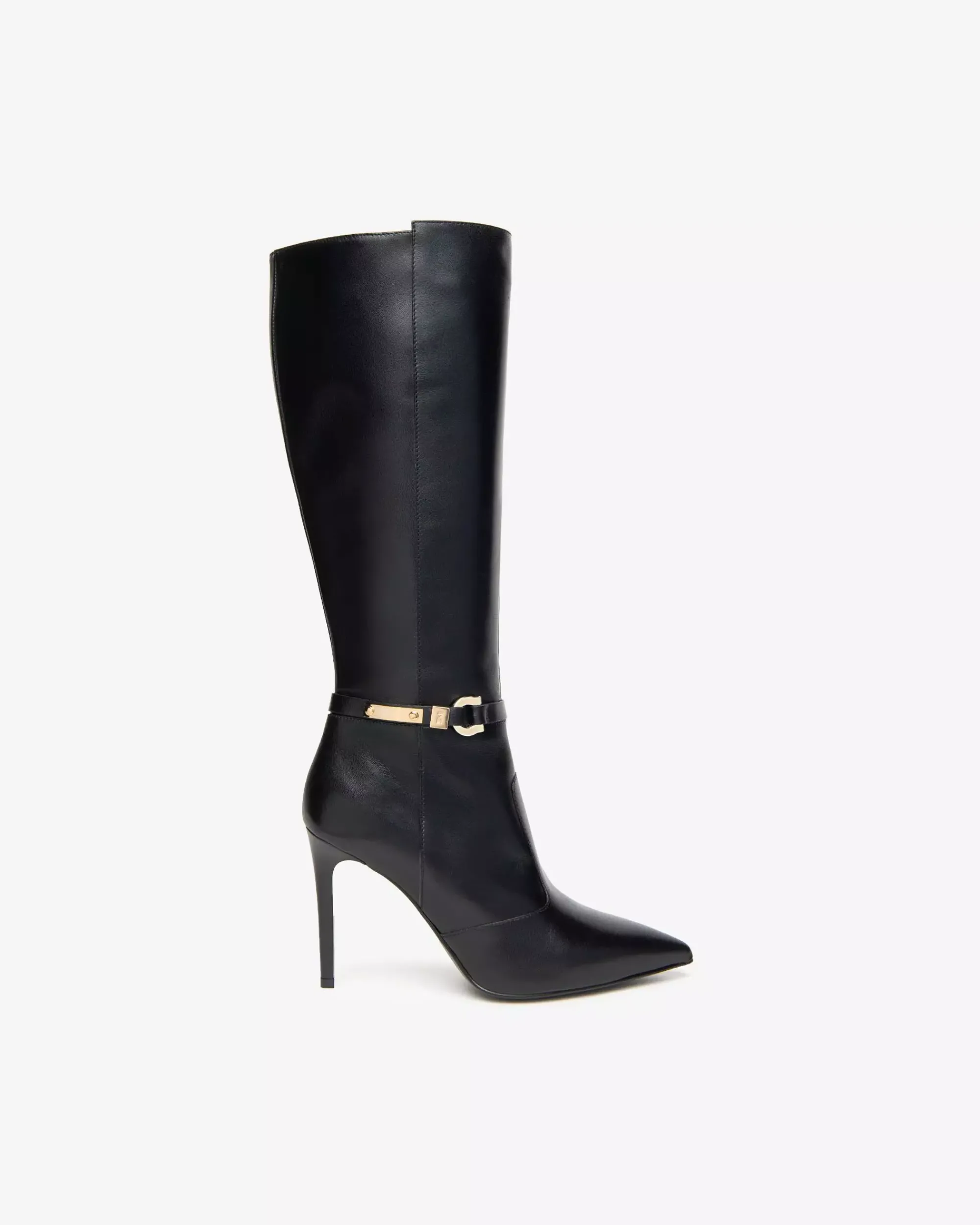 Nero Giardini Stivali Donna in Pelle Nero Hot