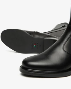Nero Giardini Stivali Donna in Pelle e Materiale Tecnico Nero Outlet