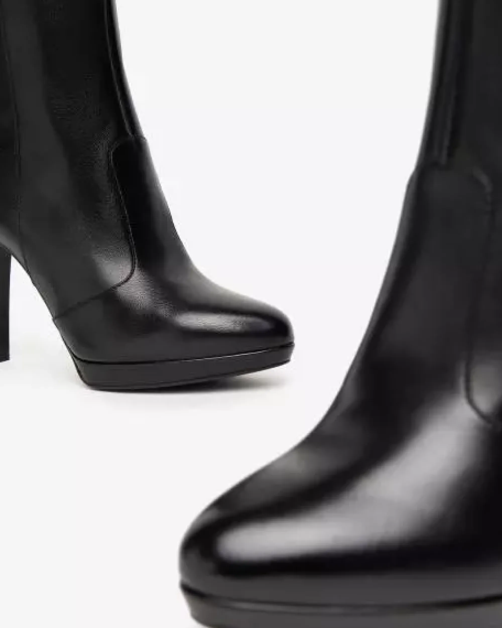 Nero Giardini Stivali Donna in Pelle e Materiale Tecnico Nero Clearance