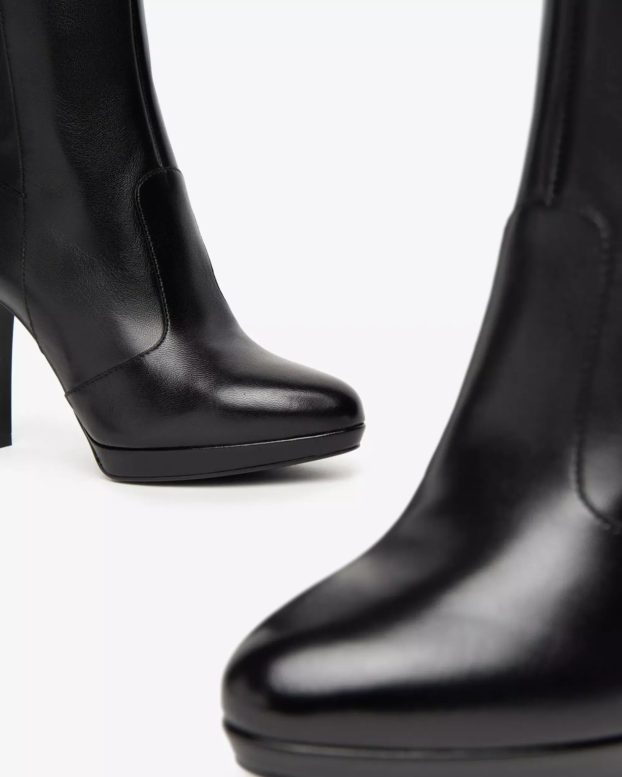 Nero Giardini Stivali Donna in Pelle e Materiale Tecnico Nero Clearance