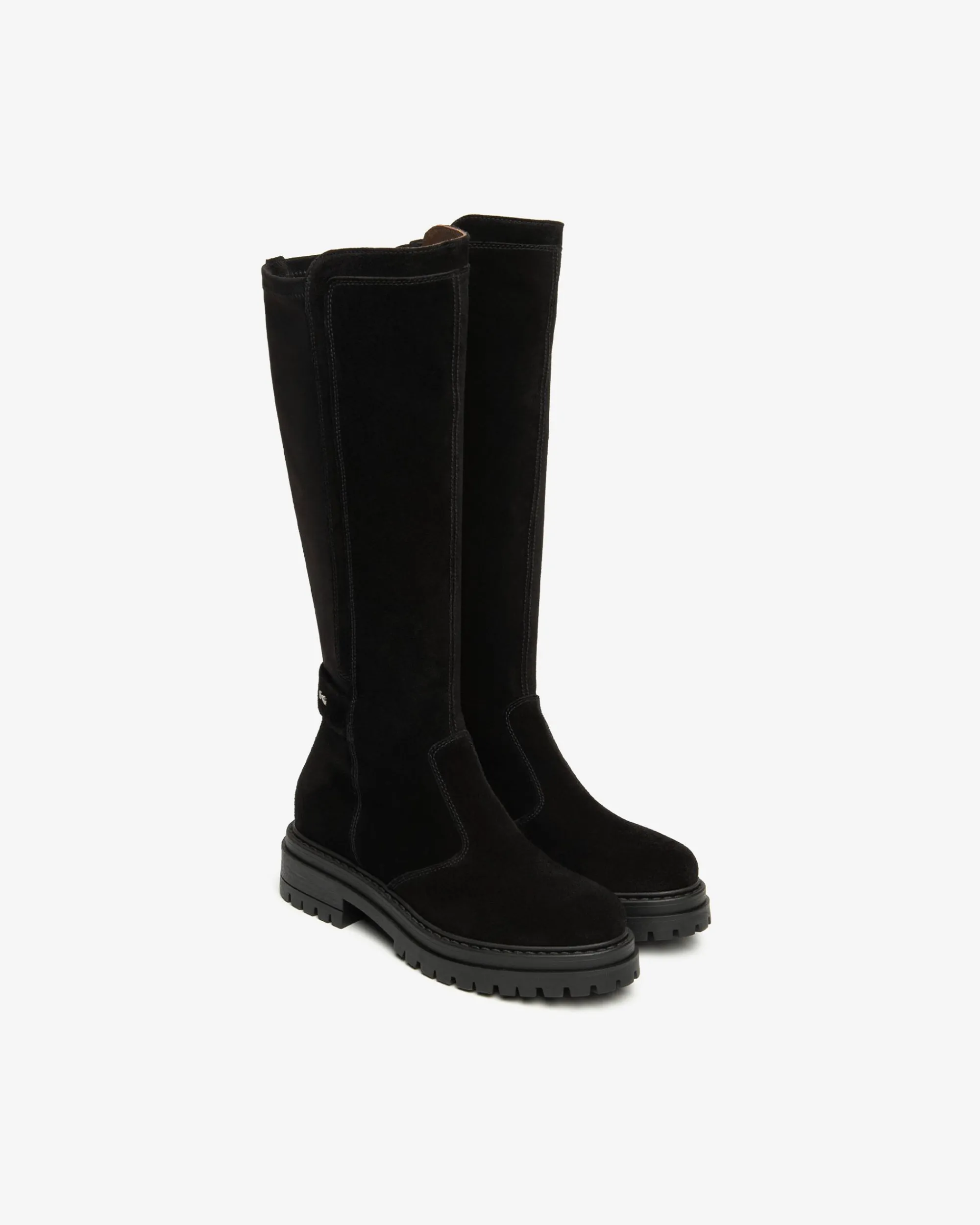 Nero Giardini Stivali Donna in Suede e Materiale Tecnico