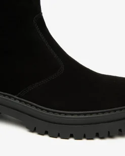 Nero Giardini Stivali Donna in Suede e Materiale Tecnico